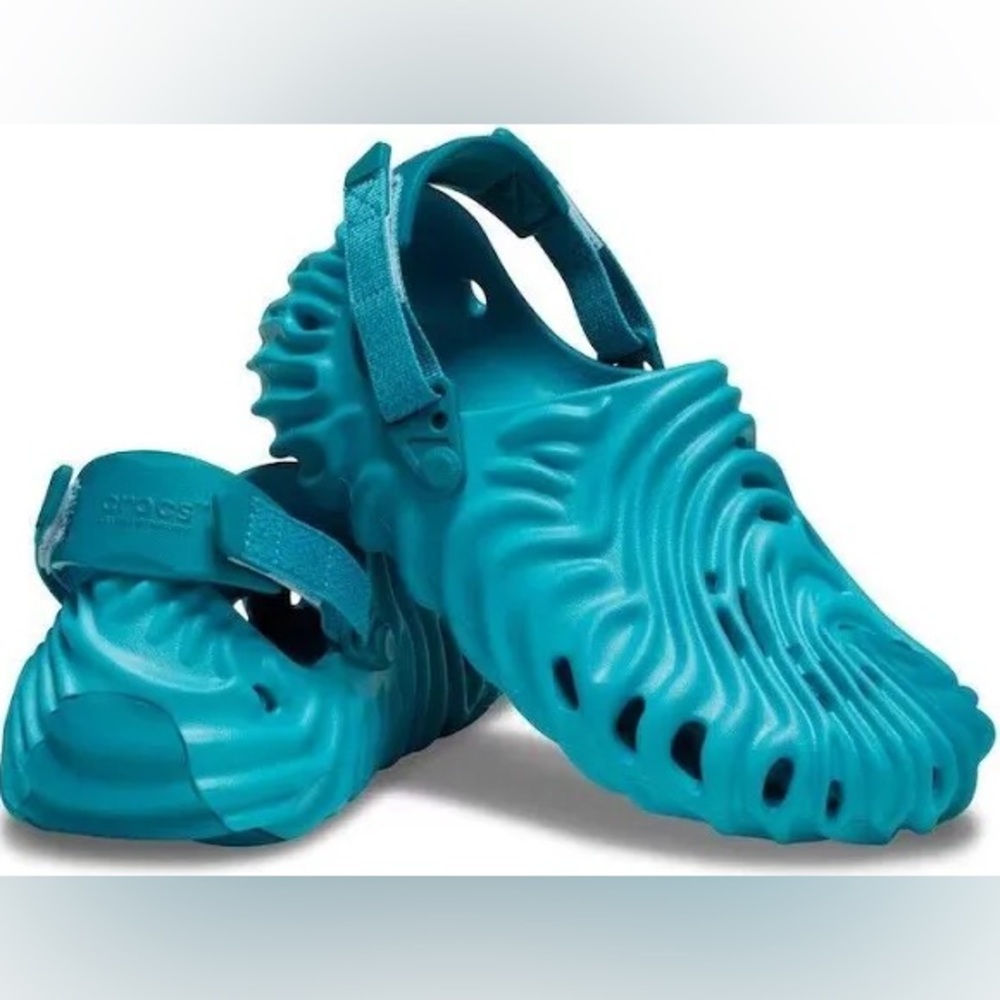 Crocs Pollex Clog by Salehe Bembury - funky, artist - Tide Blue